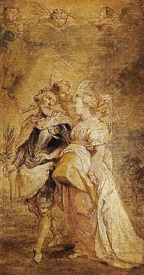 Peter Paul Rubens The Marriage of Henri IV of France and Marie de Medicis Spain oil painting art